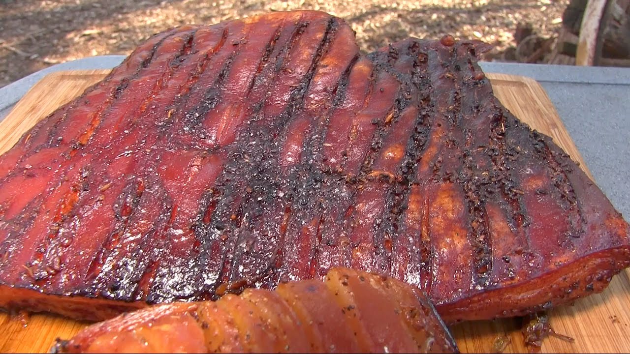 BBQ Pork Belly on the Grill Fabweb