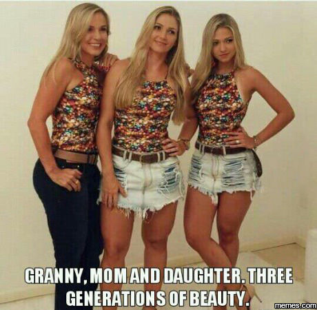 There are only genes: photo of grannny, mom and daughter has become a real hit