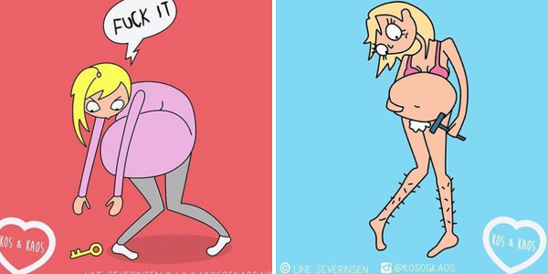 Mom Illustrates 19 Everyday Pregnancy Struggles No One Wants To Talk About