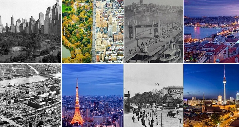 Ten incredible cities which have changed beyond recognition