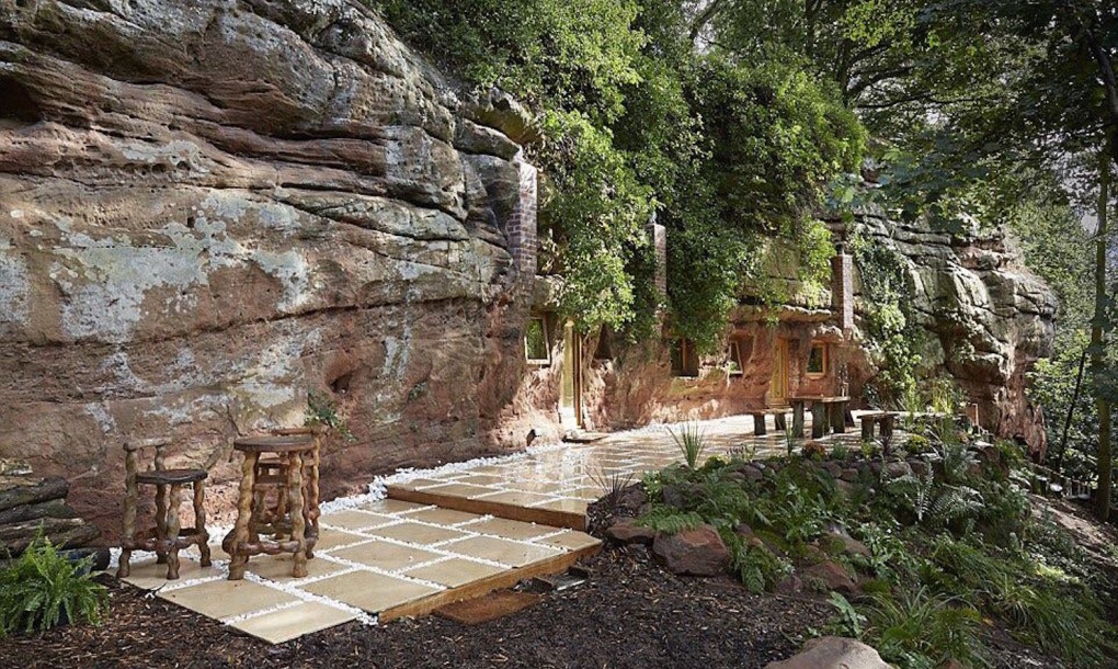 Man transforms 700-year-old sandstone cave into his luxury dream home