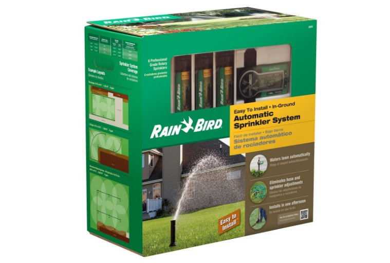 Rain Bird Automatic Sprinkler System.