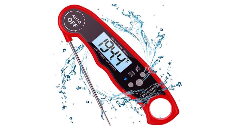 meat thermometer long probe foldable available on Amazon click here